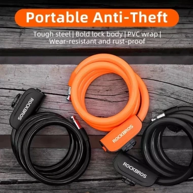 Khóa Cáp Anti-Theft Rockbros Thép Bảo Vệ Xe Đạp Off-Road & Đường Núi - Giá 204k 6