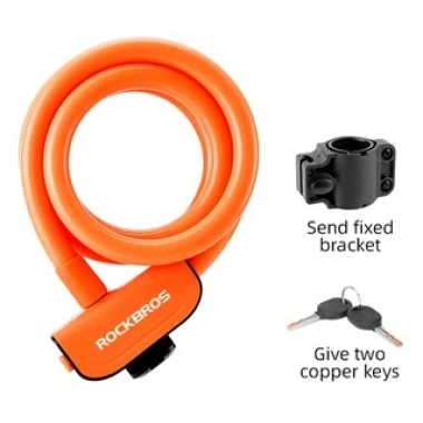 Khóa Cáp Anti-Theft Rockbros Thép Bảo Vệ Xe Đạp Off-Road & Đường Núi - Giá 204k 10