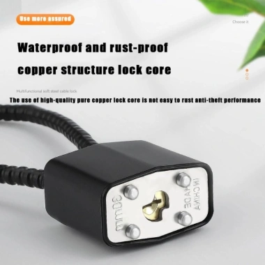 Khóa cáp SYNCHRO – Ổ khóa linh hoạt, mềm nhẹ, chống nước, kèm chìa khóa tủ hồ sơ, chỉ 66.880₫ 6 Khóa cáp SYNCHRO – Ổ khóa linh hoạt, mềm nhẹ, chống nước, kèm chìa khóa tủ hồ sơ, chỉ 66.880₫ 6