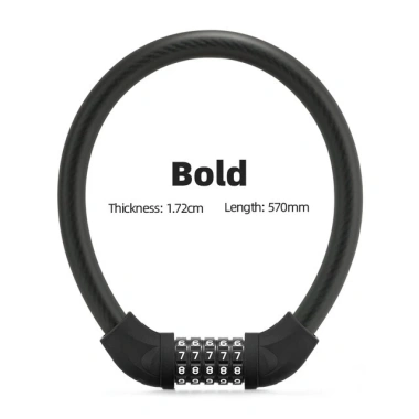Khóa Cáp Thép Rockbros 1.72cm Cho Xe Đạp - Chống Trộm Mật Khẩu 5 Số, Lớp PVC, Giá 189.518₫ 10