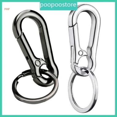 Khóa Carabiner Hợp Kim Siêu Bền, Chống Mất Chìa Khóa Xe Đạp và Dụng Cụ Câu Cá - POOP Nhanh