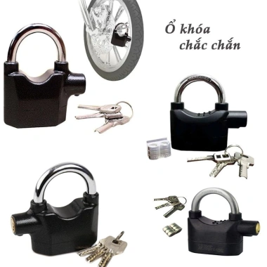 Khóa Chống Trộm Xe Máy - Ổ Khóa Nhà Báo Động Còi Hú To, Giá 69.000 VNĐ 4