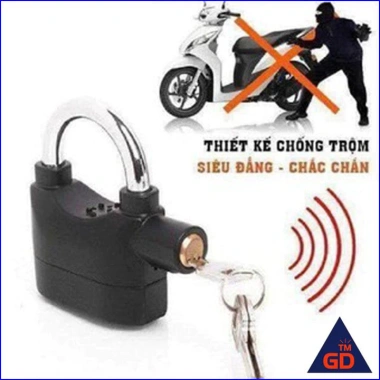 Khóa Chống Trộm Xe Máy - Ổ Khóa Nhà Báo Động Còi Hú To, Giá 69.000 VNĐ 5