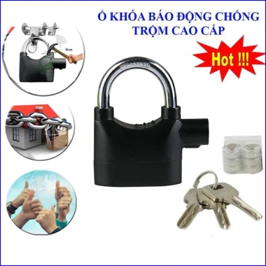 Khóa Chống Trộm Xe Máy - Ổ Khóa Nhà Báo Động Còi Hú To, Giá 69.000 VNĐ 6