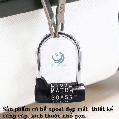 Khóa chữ cái 5 số an toàn - Chỉ 139.000đ, giảm từ 173.750đ, bảo vệ vali, balo, tủ 7