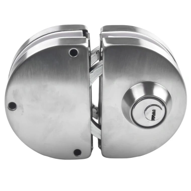 Khóa cửa kính bu lông đôi thép không gỉ không đục lỗ - Trượt dễ lắp, giá 201k VND 8