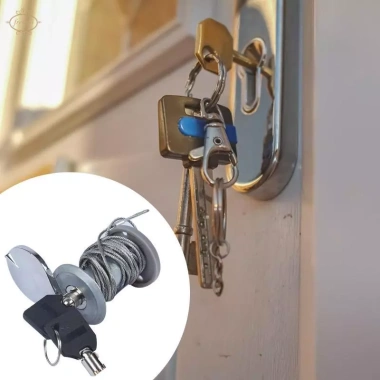 Khóa cửa nhà để xe công nghiệp - Xi lanh hợp kim kẽm, tay áo nhôm, kiểm soát truy cập ổn định, ưu đãi 128.700 VND 2