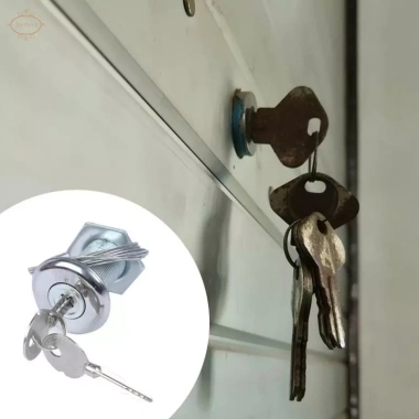 Khóa cửa nhà để xe công nghiệp - Xi lanh hợp kim kẽm, tay áo nhôm, kiểm soát truy cập ổn định, ưu đãi 128.700 VND 4