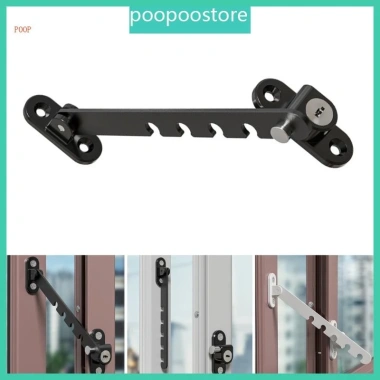 Khóa Cửa Sổ POOP Điều Chỉnh, Hạn Chế Mở, An Toàn Trẻ Em, Tiện Lợi, Giá 93.852đ
