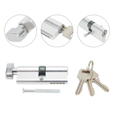 Khóa cửa xi lanh UPVC Anti Pick 35/35 xoay ngón tay cái với bộ 3 phím - An toàn, giá ưu đãi 7