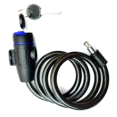 Khóa Dây Chống Trộm Xe Đạp, Xe Máy, Vali - 2 Chìa Khóa, Dễ Dùng, Bảo Hành 24 Tháng, Giá 39.000₫ 2