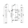 Khóa điện tử HAFELE DL6.100 912.20.582 - Bảo mật hiện đại, lắp nhanh, giá ưu đãi 3