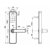 Khóa điện tử Hafele DL7.100 912.05.498 - Bảo hành 2 năm, Giá giảm 5,300,000 VND 7