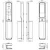 Khoá điện tử Horizon PP2.501W Hafele - Thiết kế hiện đại, bảo mật cao, giá 14.069.175 VND 3
