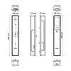 Khoá điện tử Infinity-PP2.502W Hafele 499.21.223 - Bảo mật cao, mở khóa đa dạng, giá ưu đãi 15,624,973 VND 5