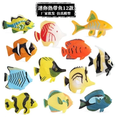 Khoa học trẻ em: Đồ chơi giáo dục mô phỏng bể cá nhiệt đới, cá hề, angelfish – 207.900đ