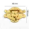 Khóa hộp cổ điển 48x38mm - 2 bộ, phù hợp cho hộp quà và túi xách, giảm còn 29.000đ