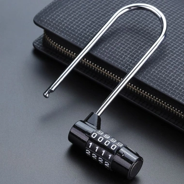 Khóa kéo dài 3/4 chữ số, còng khóa gym, cửa, vali - Mã khóa chống trộm, 112.376đ