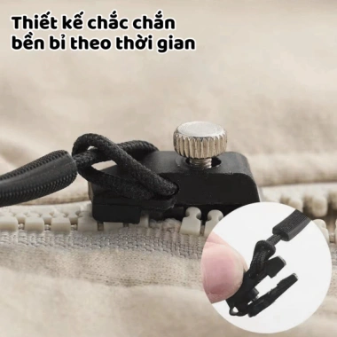 Khóa Kéo Thay Thế Đa Năng 3 Kích Cỡ - Phụ Kiện Móc Khóa Quần Áo Cao Cấp MK02 2