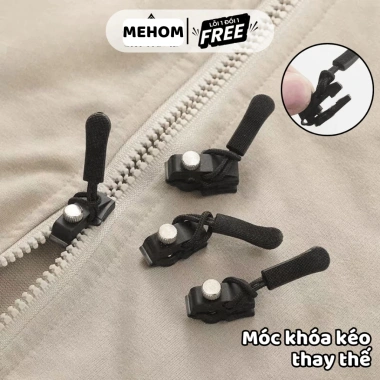 Khóa kéo thay thế đa năng 3 kích cỡ - Phụ kiện móc khóa quần áo MEHOM MK02, chỉ 19.000₫