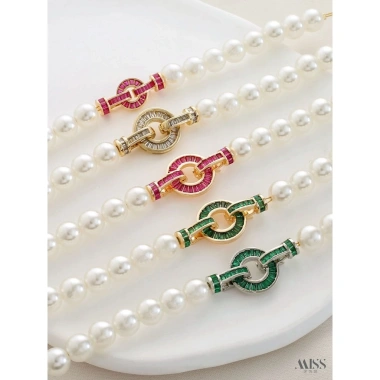 Khóa kết nối 14K gói vàng giữ màu, thang kẻ sọc, cubic zircon tròn, phụ kiện làm vòng tay và vòng cổ 81.458₫ Khóa kết nối 14K gói vàng giữ màu, thang kẻ sọc, cubic zircon tròn, phụ kiện làm vòng tay và vòng cổ 81.458₫