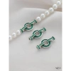 Khóa kết nối 14K gói vàng giữ màu, thang kẻ sọc, cubic zircon tròn, phụ kiện làm vòng tay và vòng cổ 81.458₫ 5
