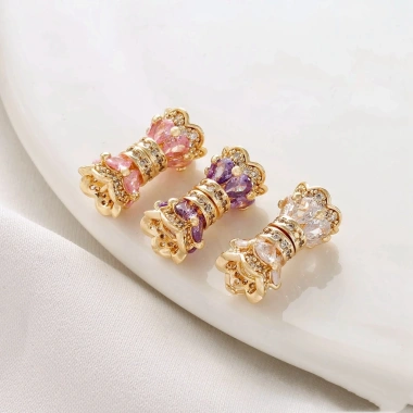 Khóa kết nối 14K mạ vàng giữ màu, vít xoay kim cương - phụ kiện tự làm, giá chỉ 70.739đ Khóa kết nối 14K mạ vàng giữ màu, vít xoay kim cương - phụ kiện tự làm, giá chỉ 70.739đ