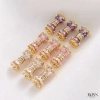 Khóa kết nối 14K mạ vàng giữ màu, vít xoay kim cương - phụ kiện tự làm, giá chỉ 70.739đ 3