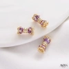 Khóa kết nối 14K mạ vàng giữ màu, vít xoay kim cương - phụ kiện tự làm, giá chỉ 70.739đ 8