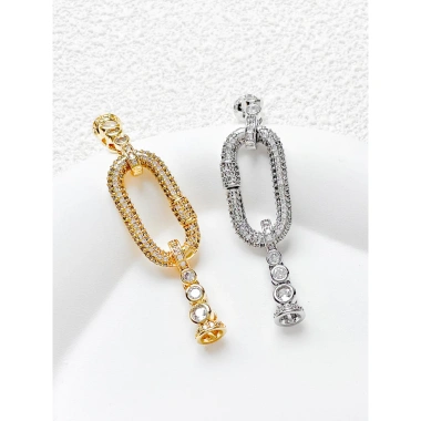 Khóa kết nối giữ màu kẻ sọc Zircon Pearl Buckle DIY - Độ bền cao, giữ màu lâu, giảm giá 18% chỉ 91.506 VND 2 Khóa kết nối giữ màu kẻ sọc Zircon Pearl Buckle DIY - Độ bền cao, giữ màu lâu, giảm giá 18% chỉ 91.506 VND 2