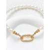 Khóa kết nối giữ màu kẻ sọc Zircon Pearl Buckle DIY - Độ bền cao, giữ màu lâu, giảm giá 18% chỉ 91.506 VND 4