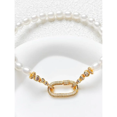 Khóa kết nối giữ màu kẻ sọc Zircon Pearl Buckle DIY - Độ bền cao, giữ màu lâu, giảm giá 18% chỉ 91.506 VND 4 Khóa kết nối giữ màu kẻ sọc Zircon Pearl Buckle DIY - Độ bền cao, giữ màu lâu, giảm giá 18% chỉ 91.506 VND 4