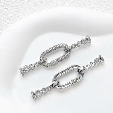 Khóa kết nối giữ màu kẻ sọc Zircon Pearl Buckle DIY - Độ bền cao, giữ màu lâu, giảm giá 18% chỉ 91.506 VND 7 Khóa kết nối giữ màu kẻ sọc Zircon Pearl Buckle DIY - Độ bền cao, giữ màu lâu, giảm giá 18% chỉ 91.506 VND 7