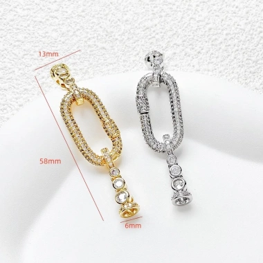 Khóa kết nối giữ màu kẻ sọc Zircon Pearl Buckle DIY - Độ bền cao, giữ màu lâu, giảm giá 18% chỉ 91.506 VND 8 Khóa kết nối giữ màu kẻ sọc Zircon Pearl Buckle DIY - Độ bền cao, giữ màu lâu, giảm giá 18% chỉ 91.506 VND 8