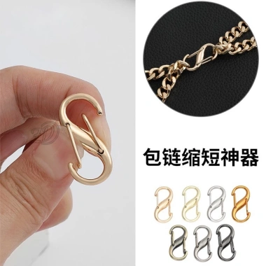 Khóa kim loại điều chỉnh dây chuyền túi – Dây đeo rút ngắn, khóa vai, phụ kiện boutique nữ 125.280 VND Khóa kim loại điều chỉnh dây chuyền túi – Dây đeo rút ngắn, khóa vai, phụ kiện boutique nữ 125.280 VND