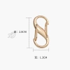 Khóa kim loại điều chỉnh dây chuyền túi – Dây đeo rút ngắn, khóa vai, phụ kiện boutique nữ 125.280 VND 5