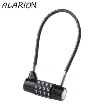 Khóa mật khẩu cáp AQUAEDGE 4 chữ số - Khóa cáp thép đa chức năng, mũ bảo hiểm, vali chống nước - 142.230₫