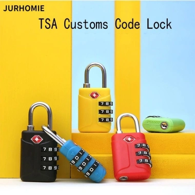 Khóa mật khẩu hải quan JURHOMIE TSA 3 chữ số chống trộm - Ổ khóa vali du lịch