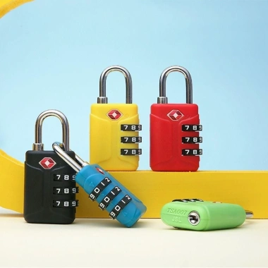 Khóa mật khẩu hải quan JURHOMIE TSA 3 chữ số chống trộm - Ổ khóa vali du lịch 9
