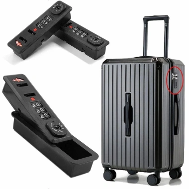 Khóa mật khẩu hành lý UUMIR 3 số đen - TSA, an toàn du lịch, bảo mật bền, 85.250₫