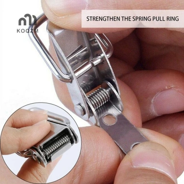 Khóa Miệng Vịt Vintage - Khóa Ngực Thép Không Gỉ, Hộp Quà Tặng, Kẹp Bắt cho Vali 2