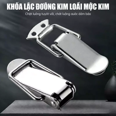 Khóa mỏ vịt cho hộp gỗ, khóa lò xo vali kéo - Bảo mật cao, Giá chỉ 8.270 VND