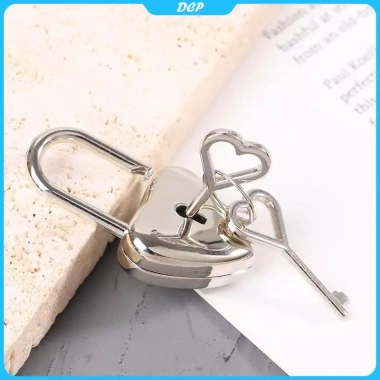 Khóa móc trái tim mini DCP - Khóa hành lý, chìa khóa du lịch, hộp trang sức và nhật ký vali, giá ưu đãi 30.800₫ 2