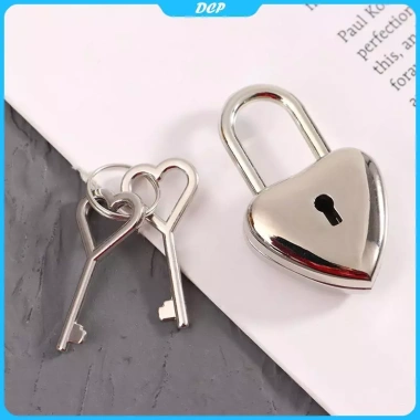 Khóa móc trái tim mini DCP - Khóa hành lý, chìa khóa du lịch, hộp trang sức và nhật ký vali, giá ưu đãi 30.800₫ 3
