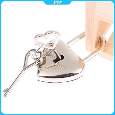 Khóa móc trái tim mini DCP - Khóa hành lý, chìa khóa du lịch, hộp trang sức và nhật ký vali, giá ưu đãi 30.800₫ 6