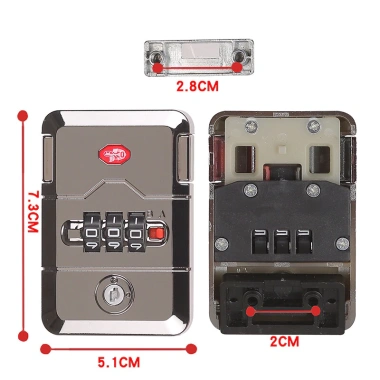 Khoá sập vali khung nhôm chắc chắn, bảo vệ an toàn, giảm giá chỉ 35.000 VNĐ
