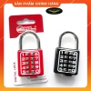 Khóa Số Bấm Cố Định 8/10 Số GHL Đài Loan Chính Hãng - Đen Đỏ 35mm/40mm