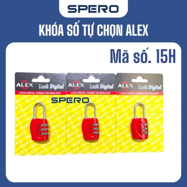 Khóa Số Tự Chọn ALEX 15H Taiwan Ổ Khóa Tủ & VALI Giá chỉ 52.283₫ Giảm mạnh 3