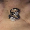 Khóa tai Retro Zircon Pha lê Pentagram Ngôi sao - Bông tai nữ thời trang, quà tặng 40k 3