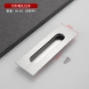 Khóa Tay Cầm Tích Hợp 304 Vô Hình Thép Không Gỉ Chống Kéo Che Khuyết Điểm Cửa Cab 10